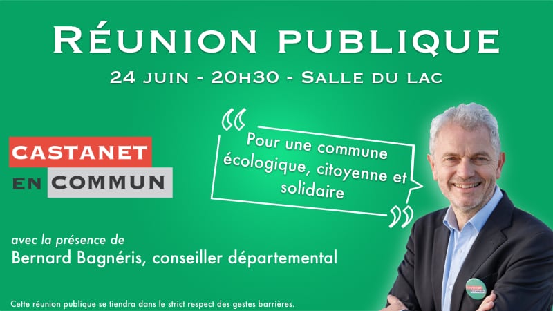 image from Réunion publique le mercredi 24 juin 2020 autour de Xavier Normand, tête de liste de Castanet en Commun